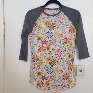 XXS LuLaRoe Randy T-Shirt B03 758